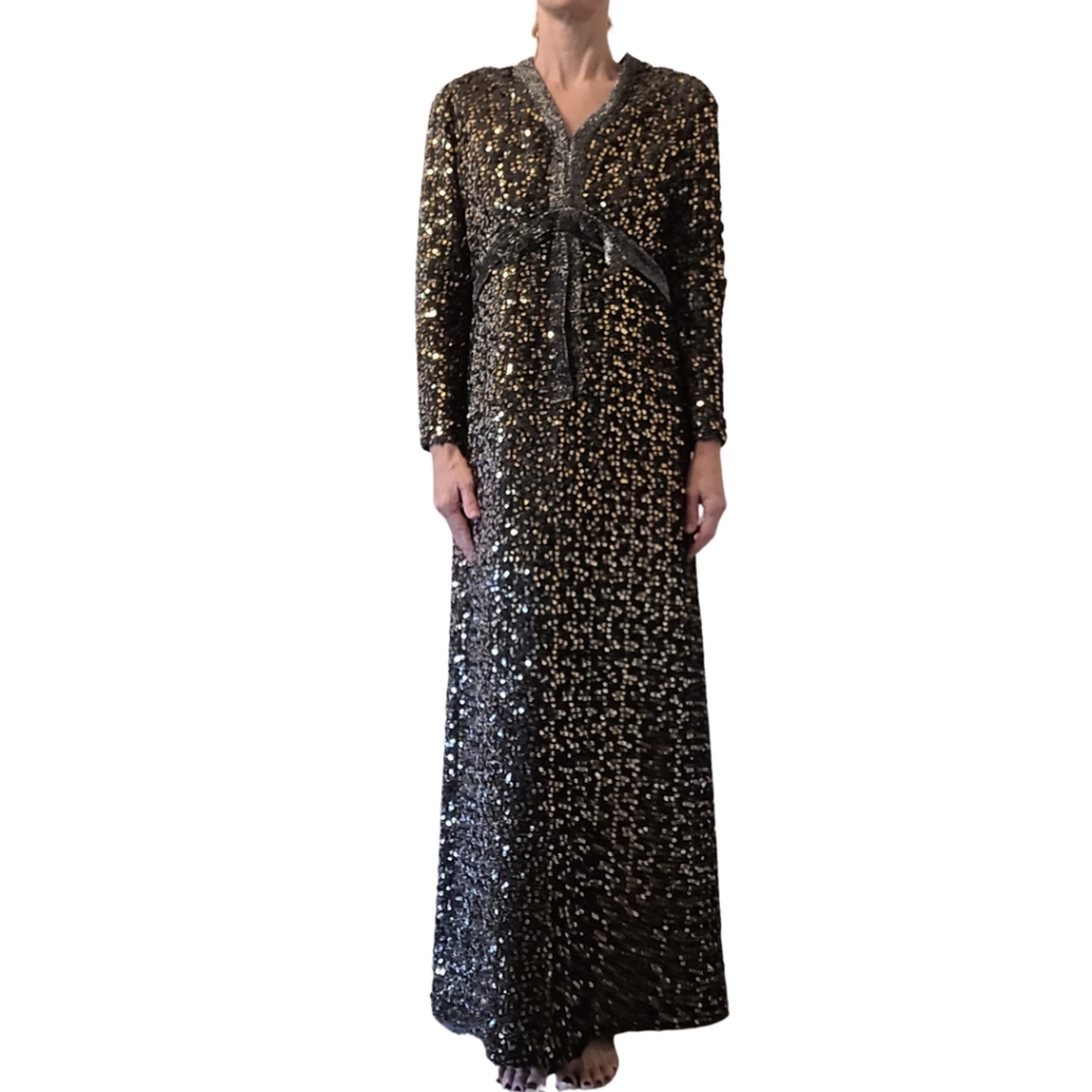 Sequined long dress